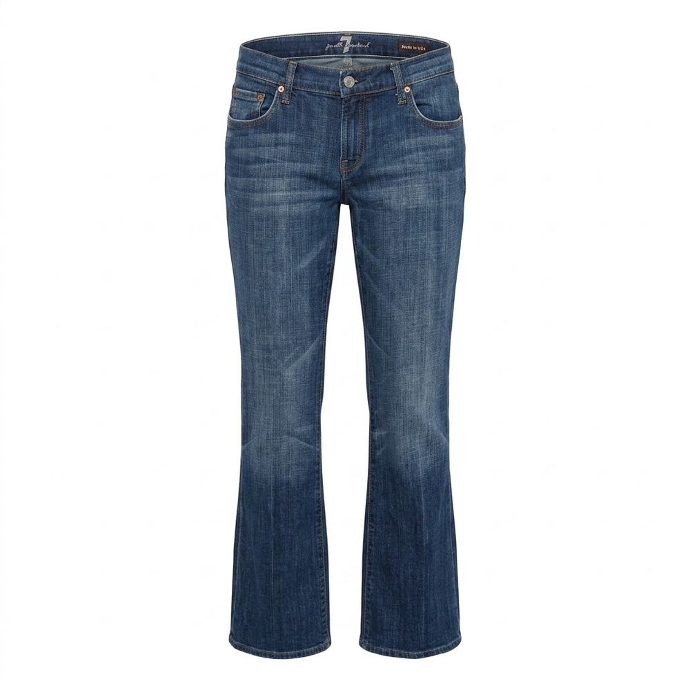 7 For All Mankind Bootcut Made in USA Blue Jeans Women Size 31